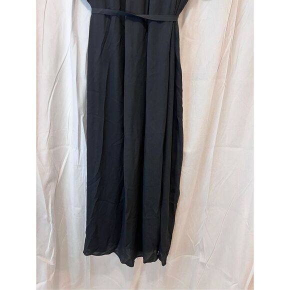 Rag & Bone Women's Black Robin Viscose Tie Waist Shirt Dress Size Large NWOT - Picture 9 of 12
